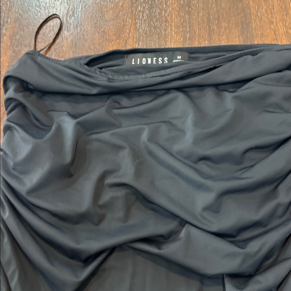 LionessElegant Black Strapless Dress size medium excellent - Picture 8 of 11